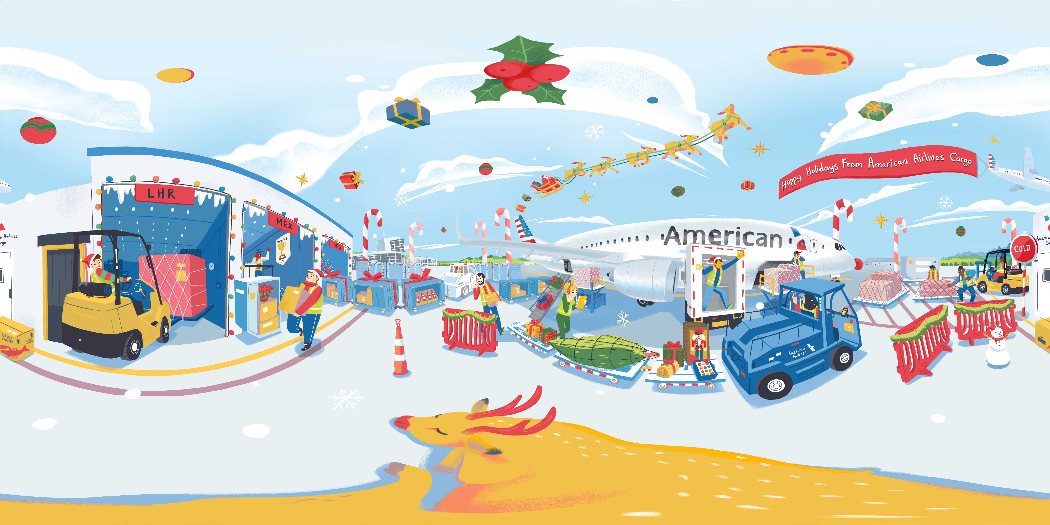 America Airline Cargo’s 360 VR